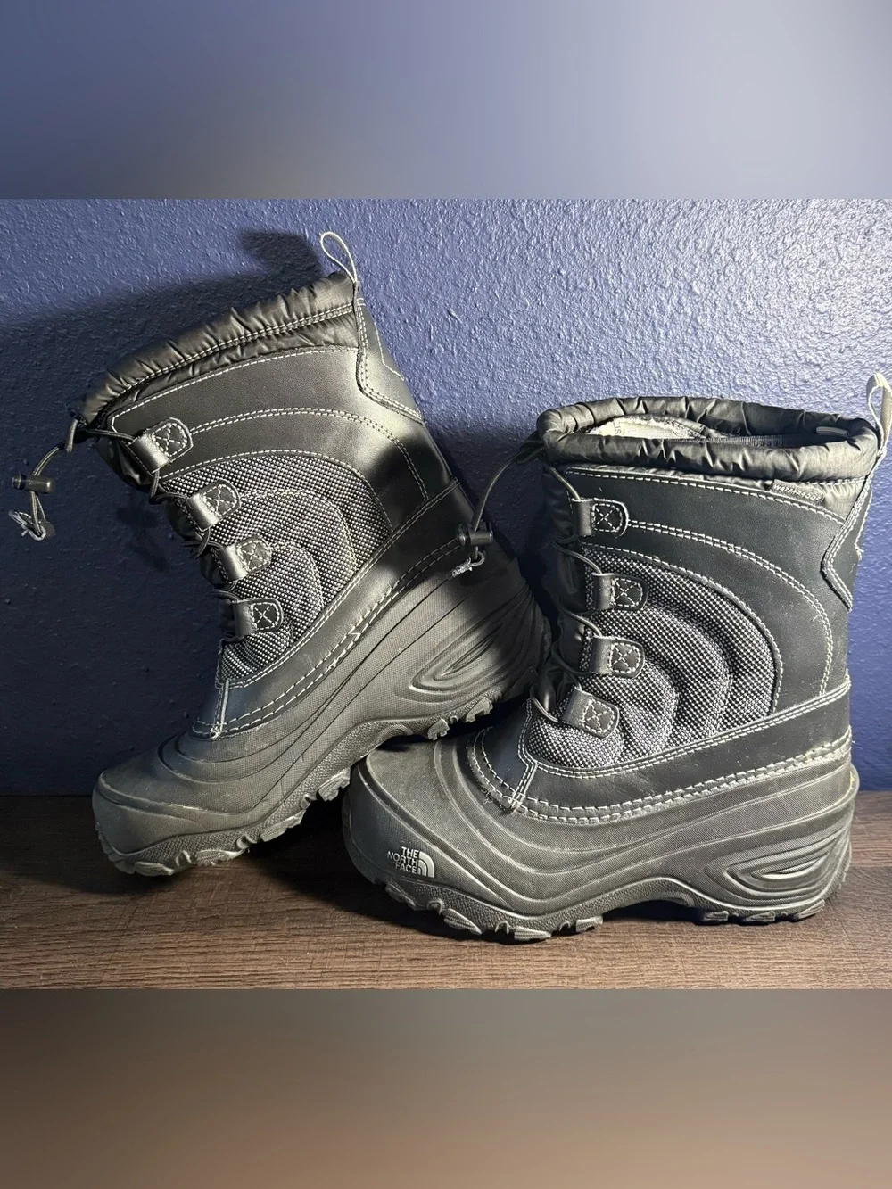 The North Face Kids Black Winter Snow Boots